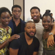 Cast members and director of the upcoming Black Panther movie (clockwise from left): actors Danai Gurira, Chadwick Boseman, Michael B. Jordan and Lupita Nyong’o and director Ryan Coogler
Twitter